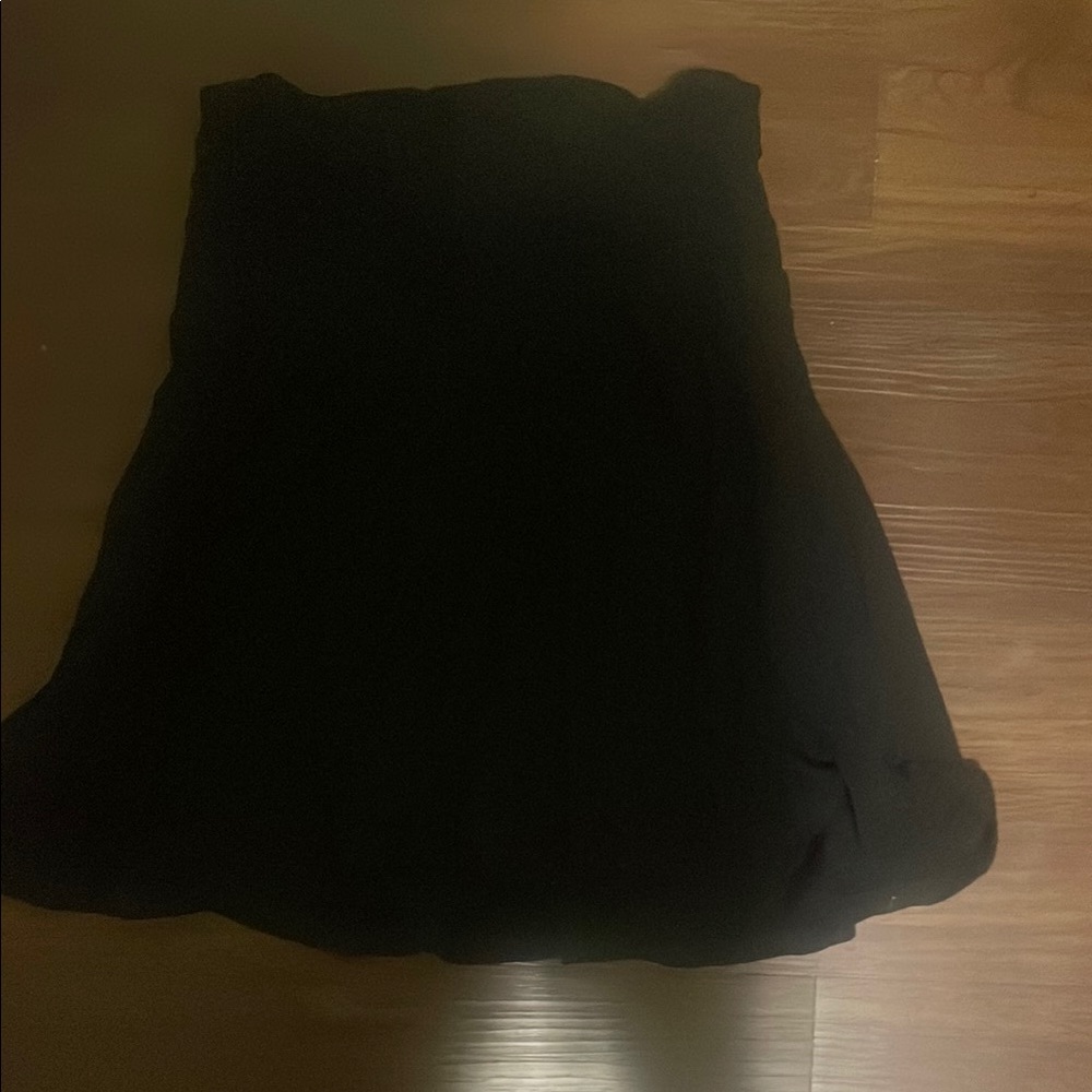 Wild Fable Black A-Line Knee-Length Skirt